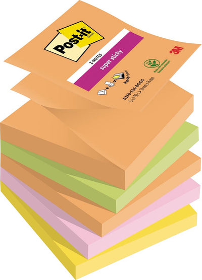 Haftnotizen Post-it Boost Farbsortiment 90 Blatt