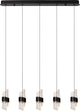 Lucide kligande – Hängelampe – LED dimmbar – 5 x 7,8 W, 2700 K – Schwarz