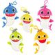 Babyshark plüschschlüsselringsorti