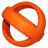 Happy Pet Grubber Interactive Football Orange