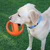 Happy Pet Grubber Interactive Football Orange