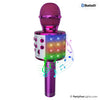 Partyfun Lights Karaoke-Mikrofon-Partylautsprecher rosa
