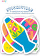 Ooly – Stickiville-Aufkleber: Peace Love – Vinyl (4 gestanzt)