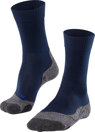 Falke TK2 Cool Anti-Blister Wandersocken aus dickem Lyocell-Funktionsmaterial Damen Blau – Größe 37-38
