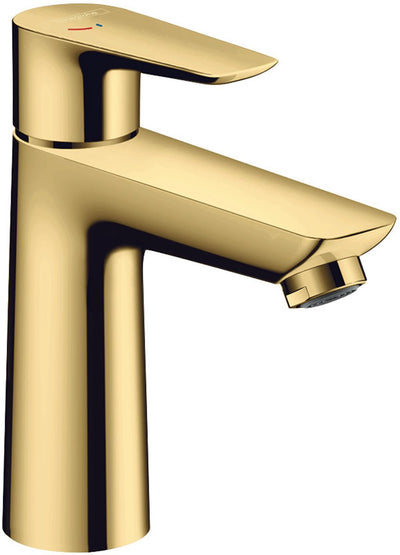 Hansgrohe talis e – Waschtischarmatur – Einhebelbedienung – Kaltstart energiesparend – ohne Ablaufgarnitur – 110 mm Größe