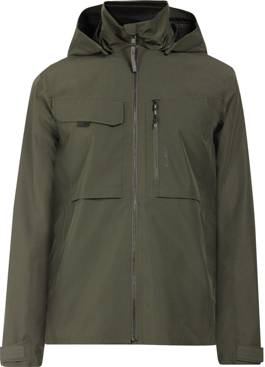 Didriksons Aston USX JKT 5 Unisex Outdoor-Jacke – Dunkelgrün