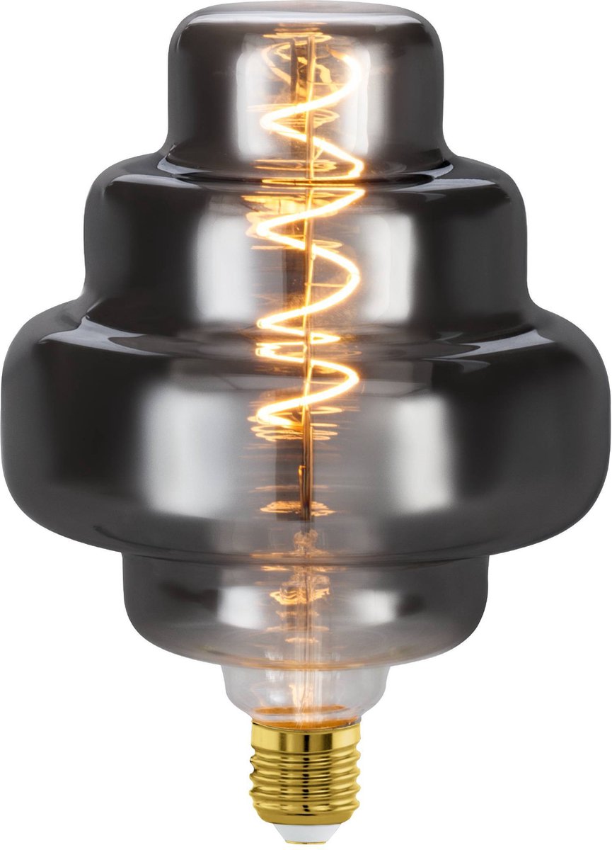 Eglo LED-Lampe - E27 - ø 15 cm - Rauchglas - 2000k - dimmbar