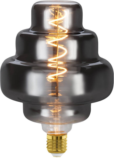 Eglo LED-Lampe - E27 - ø 15 cm - Rauchglas - 2000k - dimmbar