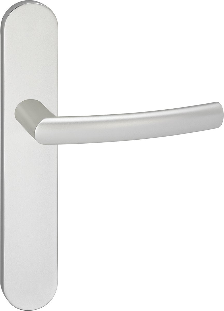 Impresso-Türgriff – Burton – für den Innenbereich – ovales Türschild – Aluminium – 2 Stück