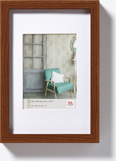 Walther Stockholm – MDF-Holzrahmen – Fotogröße 20 x 30 cm – Walnuss