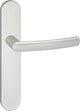 Impresso-Türgriff – Burton – für den Innenbereich – ovales Türschild – Aluminium – 2 Stück