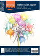 Florence Vaessen Aquarellpapier – gebrochenes Weiß – A4 – 200 Gramm – glatte Struktur – glatt – Florenz – 100 Blatt