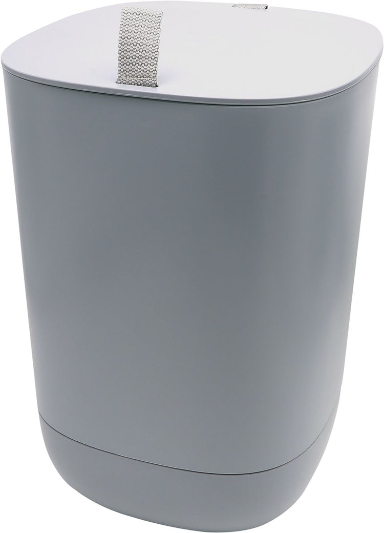 Nature – Bokashi-Kompostbehälter – H35 x 24 x 25,7 cm – Grau – 10,6 l – für die Küche