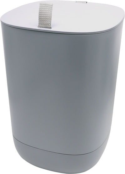 Nature – Bokashi-Kompostbehälter – H35 x 24 x 25,7 cm – Grau – 10,6 l – für die Küche