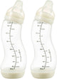Difrax Natural S Babyflasche – 250 ml – Creme – 2 Stück – Anti-Kolik