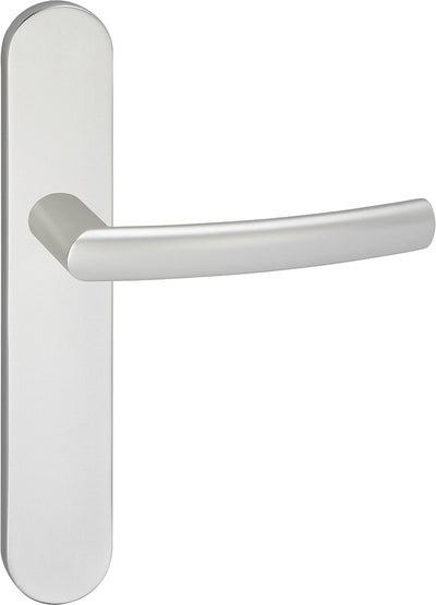 Impresso-Türgriff – Burton – für den Innenbereich – ovales Türschild – Aluminium – 2 Stück