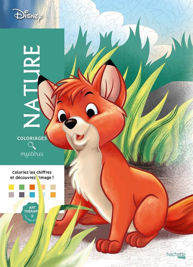 Hachette Heroes Coloriages Mystères Disney – Natur – Malen nach Zahlen – Hachette – Malbuch für Erwachsene