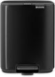 Brabantia Bo Treteimer – 7 Liter – Badezimmer – Mattschwarz