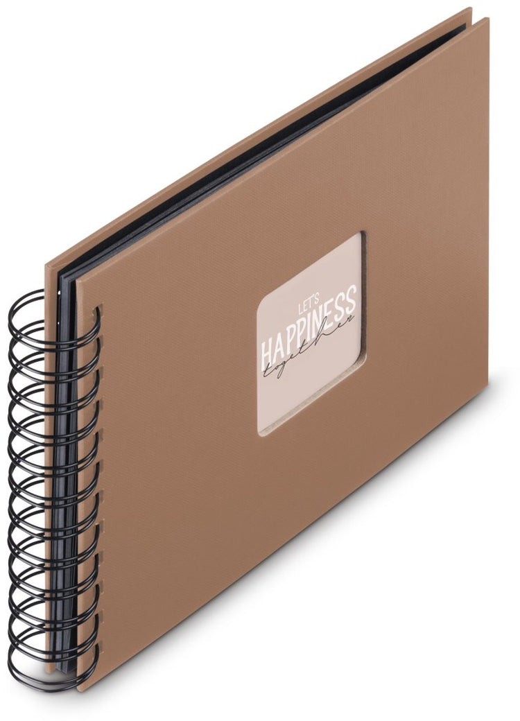 Hama Spiralfotoalbum – Fine Art – 24x17 – 50 Seiten – Schaumstoff