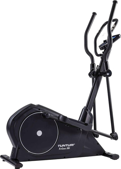 Tunturi fitcross 50i – Crosstrainer – Fitnessgerät – 20 Programme – 32 Widerstände – Bluetooth – Herzfrequenzmesser – Multigriff – inkl. kostenlose App