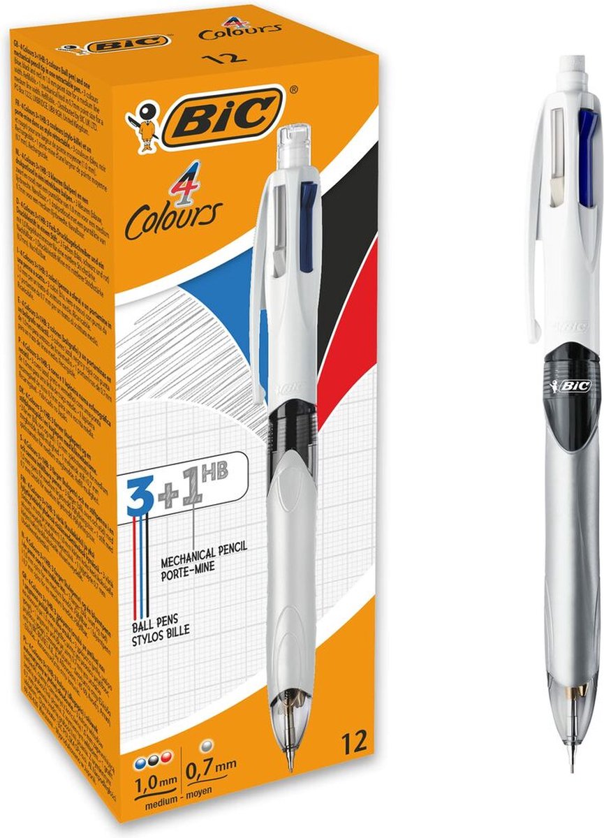 Bic Pen 4Farben 3 Farben Druckbleistift 12 Stück