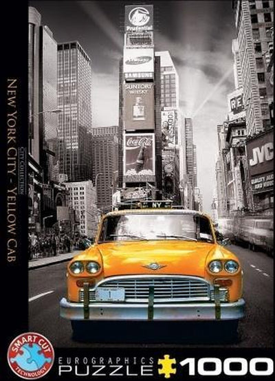 Eurographics – New York City Yellow Cab – 1000 Teile 48×68cm (B×H) – Puzzle