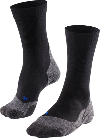 Falke TK2 Cool Anti-Blister Wandersocken aus dickem Lyocell-Funktionsmaterial Damen Schwarz - Größe 41-42