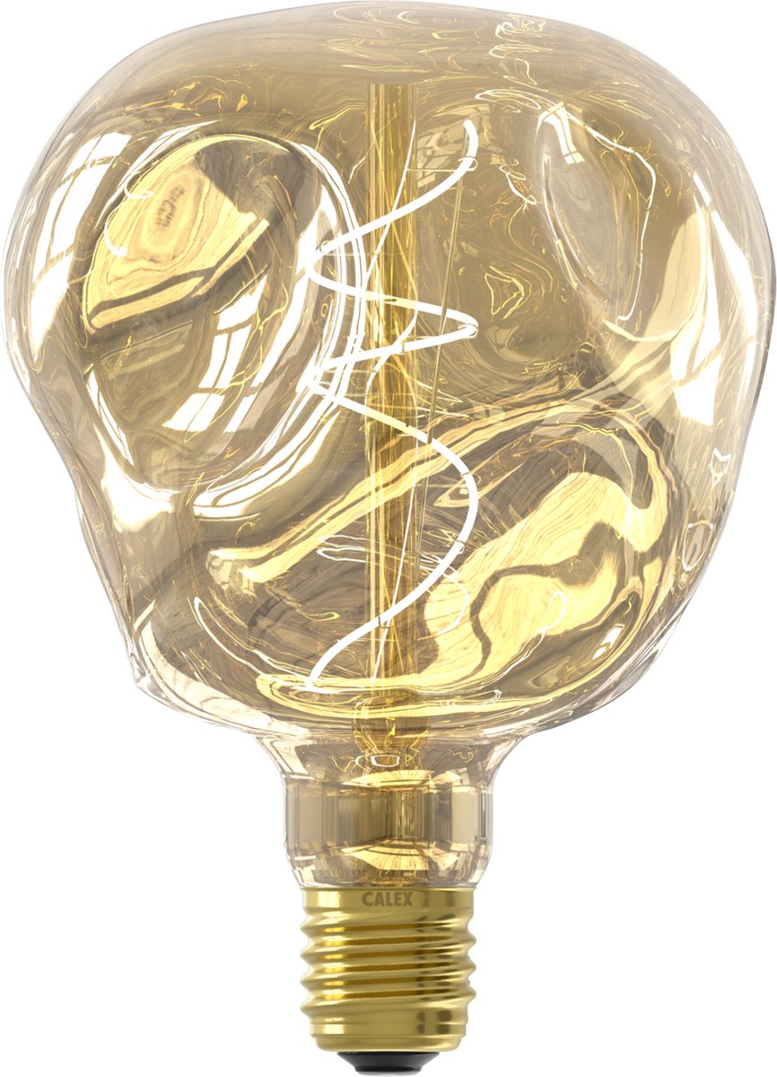 Calex Bio-Neo-Champagner – E27-LED-Lampe – dimmbare Filament-Lichtquelle – 4 W – warmweißes Licht
