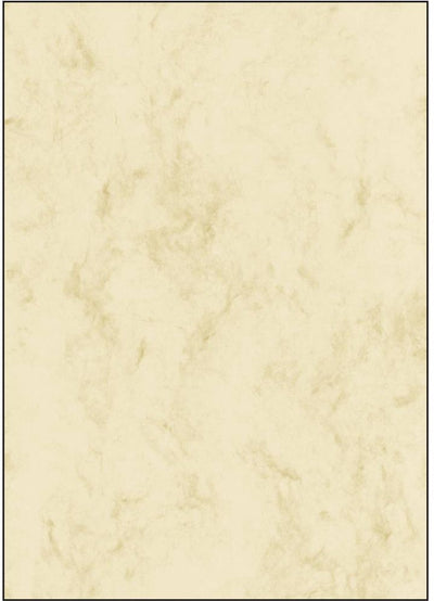 Sigel Designpapier A4 – Marmorbeige – 200 Gramm – 25 Blatt – Si-DP191