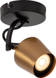 Lucide Emile - Deckenstrahler (Deckenleuchte) - ø 10,5 cm - 1xGU10 - Messing mattgold