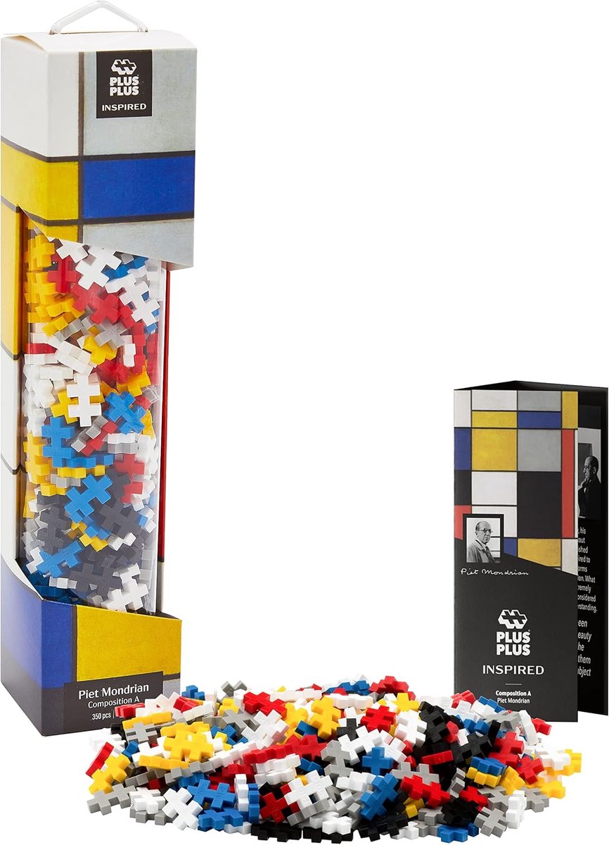Von Plus Plus inspiriertes Mondrian Plus-Plus: 350 Teile (4279)