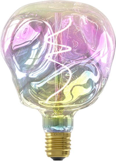Calex organischer Neo-Regenbogen – E27-LED-Lampe – dimmbare Filament-Lichtquelle – 4 W – warmweißes Licht