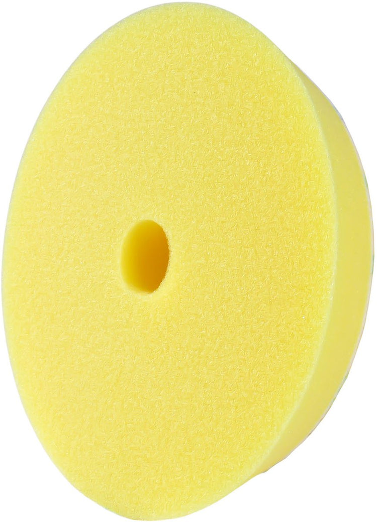 Gecko Autopflege Gecko Polierpad hart gelb 150mm (für Trägerplatte 125mm)