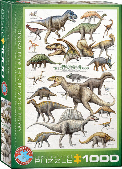 Eurographics Puzzle Dinosaurier der Kreidezeit – Puzzle 1000 Teile.