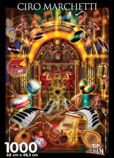Puzzleman Jukebox - Ciro Marchetti (Puzzle 1000 Teile)