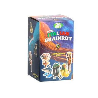 Italienischer Brainrot 3D-Schlüssel. blindb. 4cm 12 sort. | 24 Stück