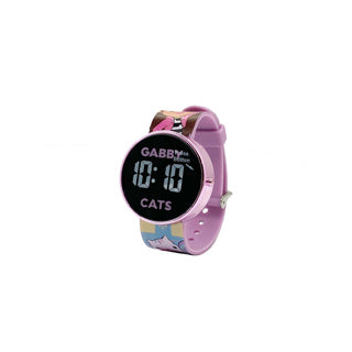Accutime Gabbys Puppenhaus-Uhr, LED, rund, abnehmbarer Akku | 3 Stück