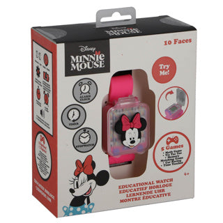 Accutime-Minnie-Maus-Uhr zum Spielen und Lernen
