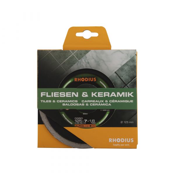 Diamantsägeblatt 125mm FLIESE