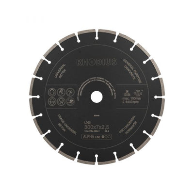 Diamond Saw Blade 300x7x2.5x25.4