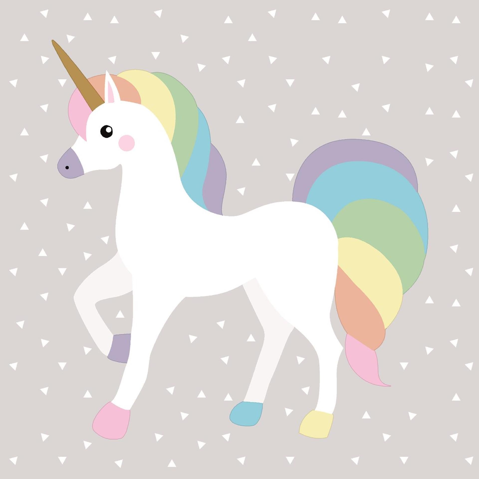 Papstar Servietten Einhorn 3-lagig 33x33cm