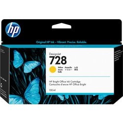 Tintenpatrone HP 728 130 ml gelb