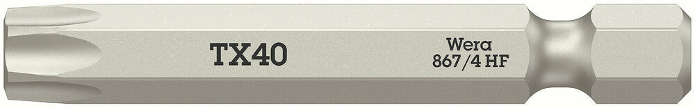Wera 867 4 Torx® HF-Bits mit Haltefunktion, tx 40 x 50 mm - 05060511001