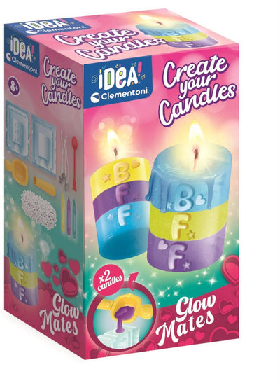 Clementoni – Art Craft Create Your Candles Garden – Kerzenherstellungsset – kreatives Spielzeug – ab 8 Jahren