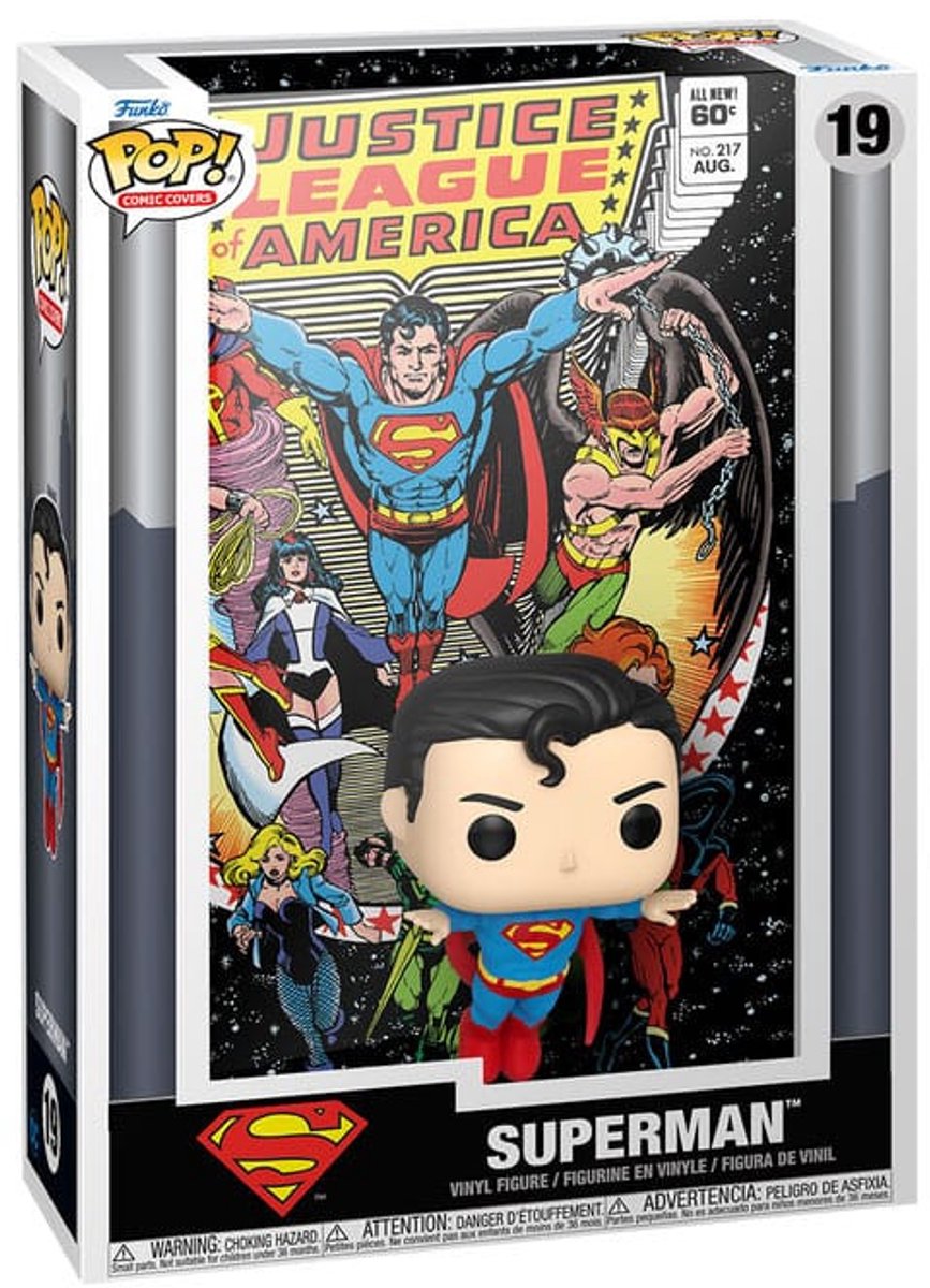 Funko-Pop-Comic-Cover: Superman Pop #19