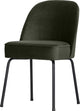 Woood Vogue Esszimmerstuhl – Samt – Dunkelgrün – 83 x 50 x 57