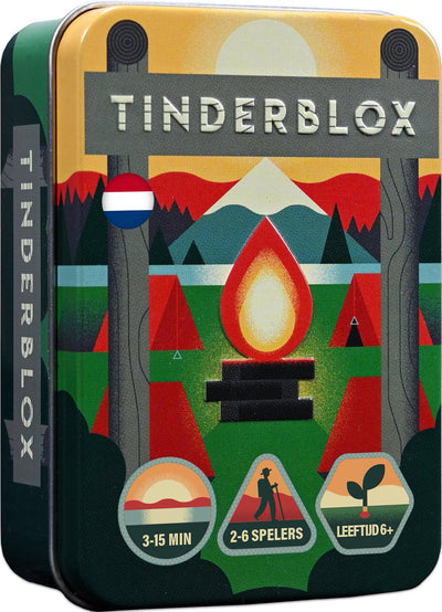 Asmodee Tinderblox – schnelles, spannendes – kompaktes Brettspiel