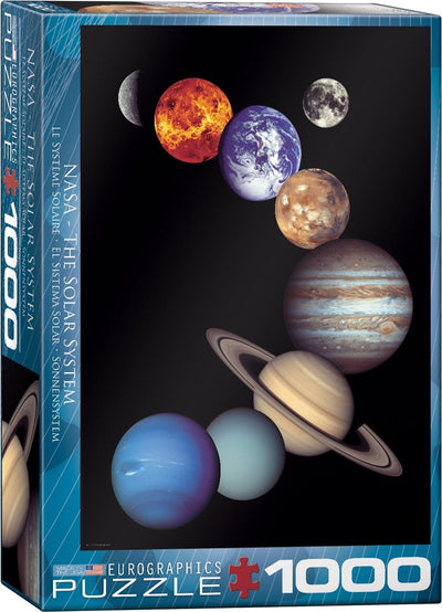 Eurographics – NASA das Sonnensystem [Nasa das Sonnensystem] – 1000 Teile 48×68 cm (B×H) – Puzzle