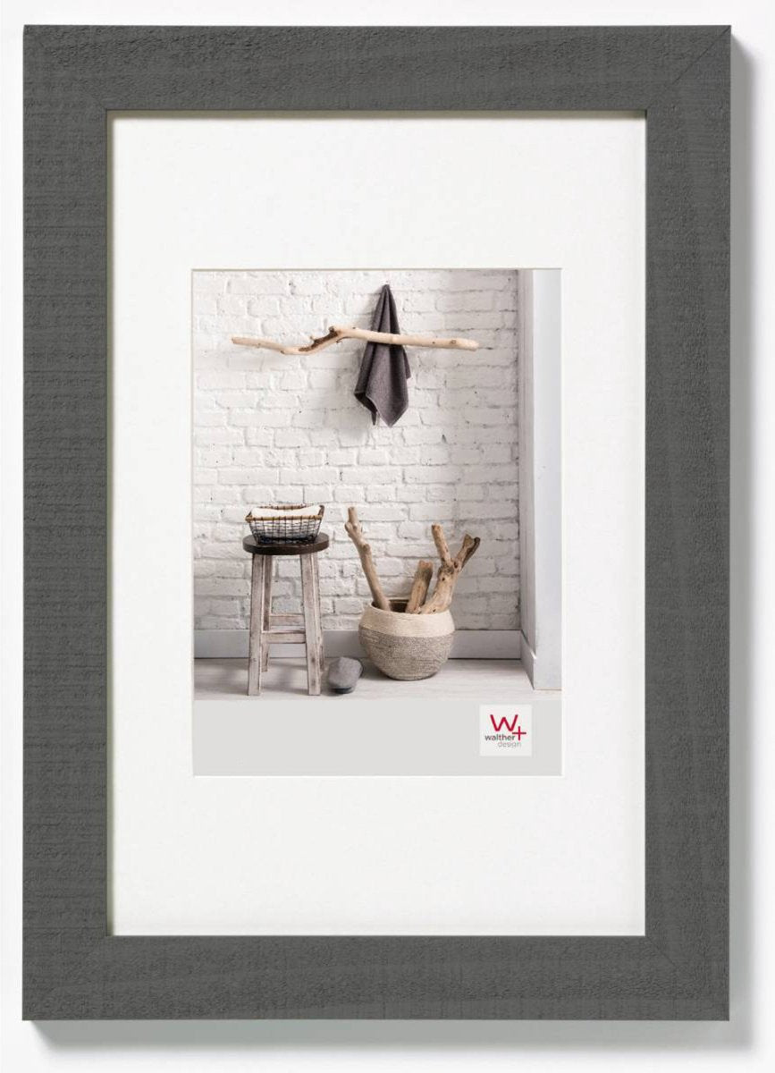 Walther Home - Holzrahmen - Fotogröße 10x15 cm - Grau
