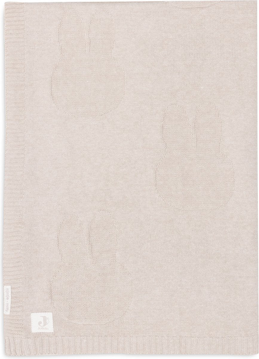 Jollein – Kinderbettdecke 100 x 150 cm – Babydecke – Miffy – Nougat